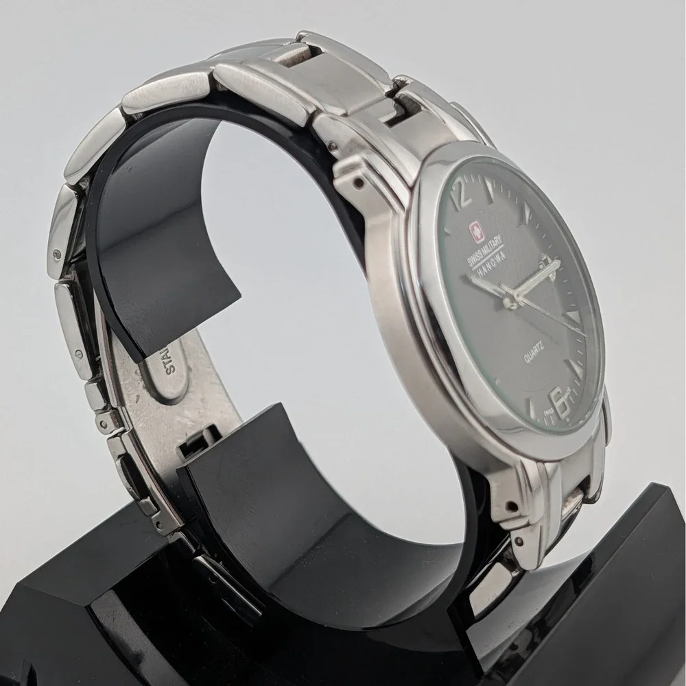 Swiss Military Honowa Gray Textured Dial‎ Swiss Made Watch 06-547 Stainless